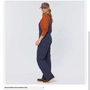 Duluth heirloom gardening  Overalls in Navy  -